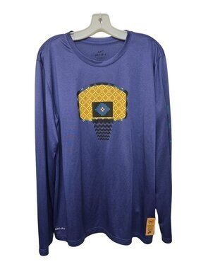 Nike N7 Shirt Dri-Fit Long Sleeve Basketball Training Size L Kyrie Irving Hela